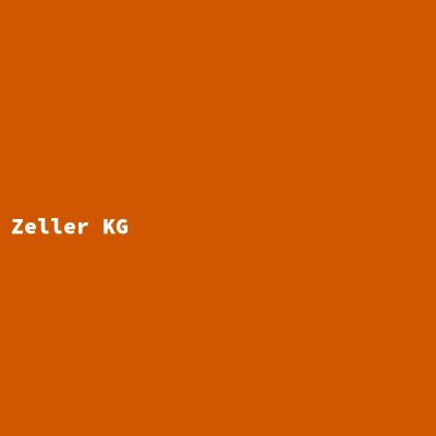 Manufacturer: Zeller KG