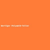 Wertiger Polyamid-Teller