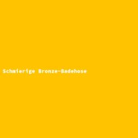 Schmierige Bronze-Badehose