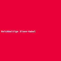 Reichhaltige Eisen-Gabel