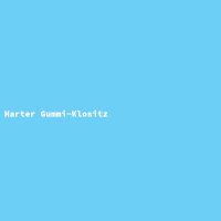 Harter Gummi-Klositz