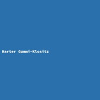 Harter Gummi-Klositz